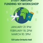 Study Abroad Funding 101 Workshop on February 16, 2026